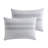 Gwen 3-Piece White/Grey Waffle Stripe Cotton Comforter Set-94551346