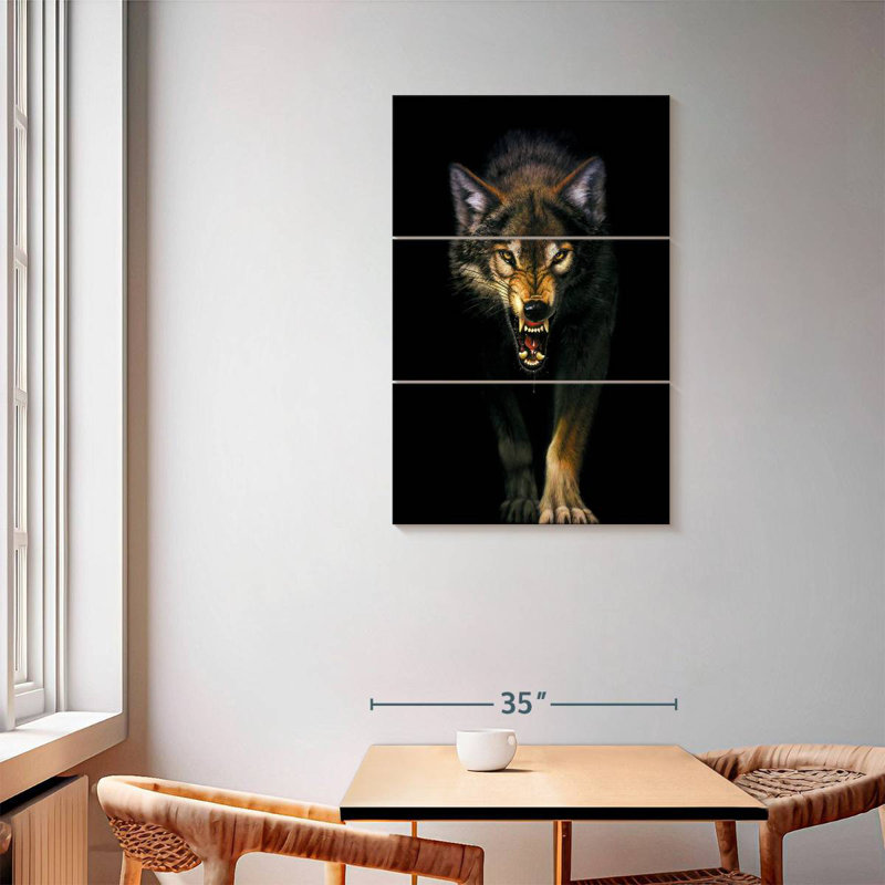 Loup traquant Brampt