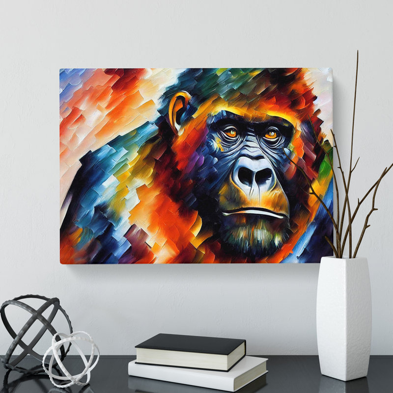 Gorilla Vol.5 Abstract - Wrapped Canvas, 50cm H x 76cm W x 3cm D