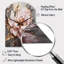 Horloge murale 3D rose-104241202