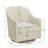 30" Wide Upholstered Swivel Nursery Glider Armchair-1027265464