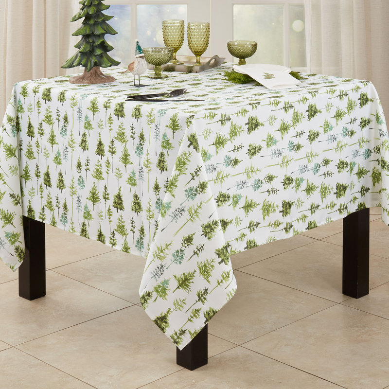 Rectangular_Forest Trees Tablecloth, 70" L x 70" W
