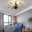 Lustre contemporain unique en forme de fleur de cristal
