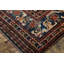 Antique  Lori Rug With Geometric All-Over Medallions In Black And Red