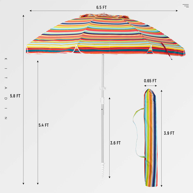 Machen 78'' Beach Umbrella