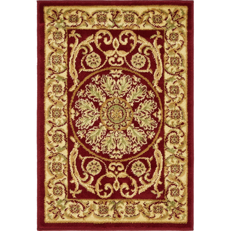Oriental Area Rug, Rectangle 66 x 91cm