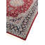 Tapis unique rouge / bleu clair / blanc noué à la main de 5 pi x 7 pi 8 po Azerbaijan