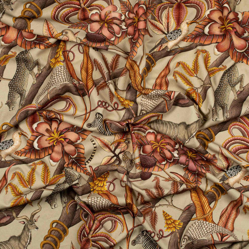 Ardmore Linen Fabric, Plum