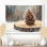 Pinecone In A Winter On A Wood Slide - Pinecone Wall Art