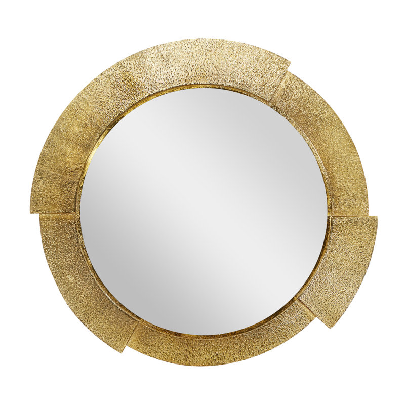 Aluminum Circle Wall Mirror