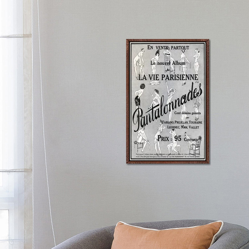 1912 La Vie Parisienne Magazine Advert by The Advertising Archives - Gallery-Wrapped Canvas Giclée on Canvas