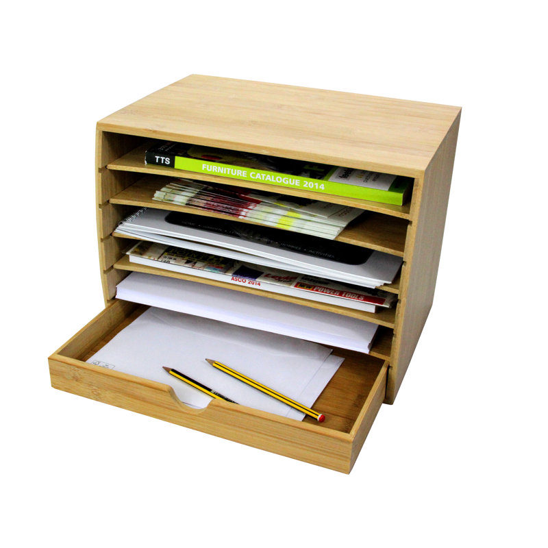 Bonilla Bamboo File Organiser