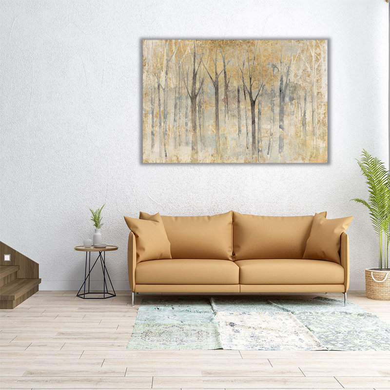 «Seasons End Gold», reproduction d'art sur toile, H 12 po x l 18 po