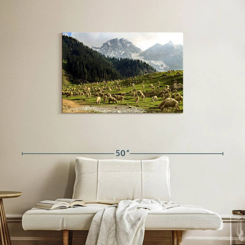 Kashmir Valley Sheep, 24" H x 36" W