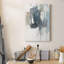 Indigo Splatter II - impression sur toile tendue-1680577673