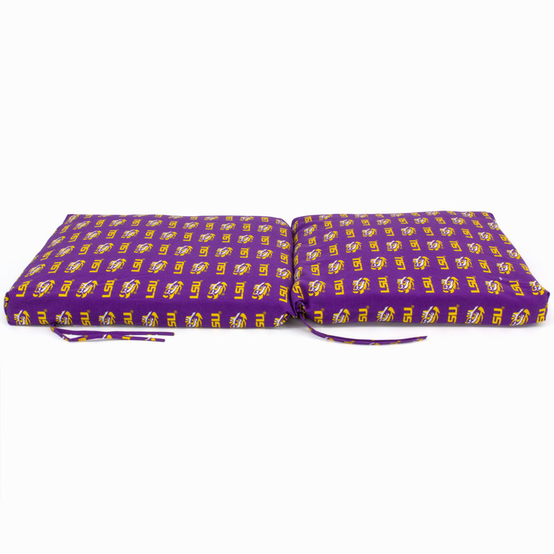 Coussin de chaise de salle à manger intérieur/extérieur lsu tigers NCAA