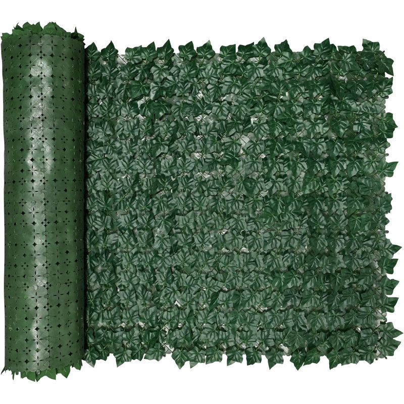 Panneaux de clôture en plastique polyéthylène, 13,16 pi x 4,91 pi