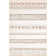 Machine Washable Non Slip Modern Area Rugs for Living Room Bedroom Dining Room - Brown/Cream