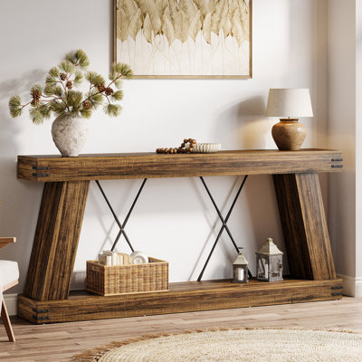 70.9" Farmhouse Console Table