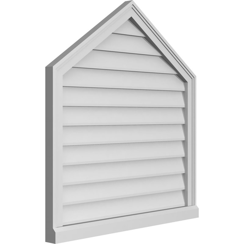 Ventilé à pignon non-fonctionnel Signature, H 34 po x l 32 po x P 2 po