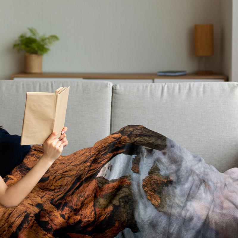Hand Woven Throw Blanket, 60" x 80"