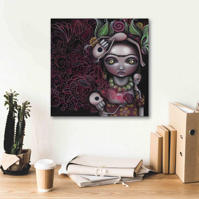 «My Inner Feelings» par Abril Andrade, art mural sur toile, H 18 po x l 18 po x P 0,75 po