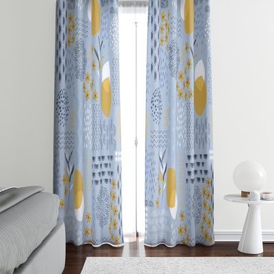 Semi Sheer Curtain Pair