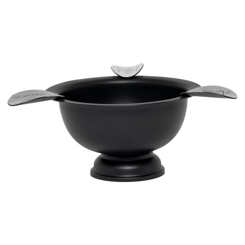 Cendrier Stinky, Noir mat