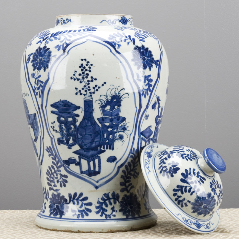 Handmade Porcelain China Ginger Jar