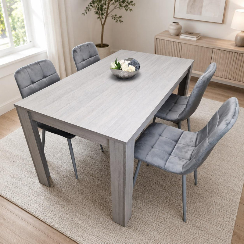 Mirsada 4 - Person Dining Set, 75 x 140 x 80 cm