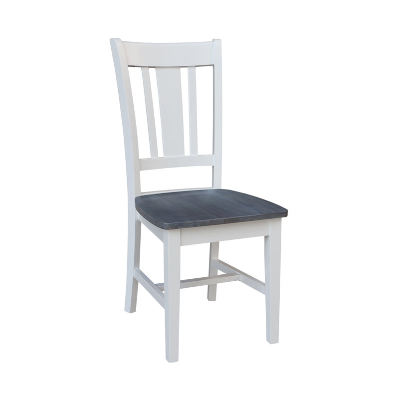  Ensemble de salle à manger Daschle, Gris chiné / Blanc