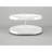Rev-A-Shelf Polymer D-Shape 2-Shelf Lazy Susan with Bottom Mount Hardware for Corner Base Cabinets-29099985