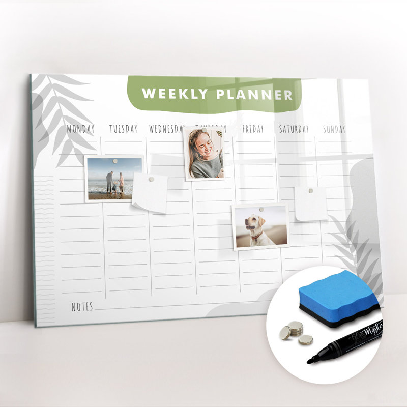 Magnetic Glass Dry Erase Board