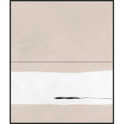 Pensées par jour 2 par Lillian August - peinture sur toile à cadre flottant