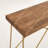 46.06'' Solid Wood Top Console Table
