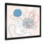 Papillon, dessin au trait sur cubisme III - peinture sur toile-59282735-59282737