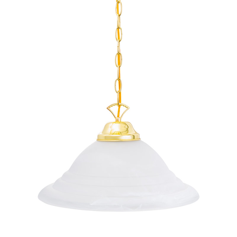 Dehart 1 - Light Single Pendant, Polished Brass