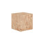 Table d'appoint carrée - Table basse et table de chevet moderne en bois aggloméré 15,7 po