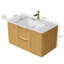 Meuble-lavabo flottant 36 po avec lavabo intégré 36 po, lavabo intégré, pré-assemblé-557806105