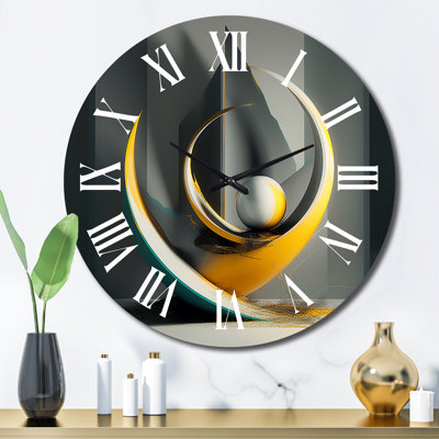 Horloge murale Visionary Dance Of God 3D Wave Sphere III