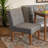 16.7'' H Velvet Upholstered Side Chair