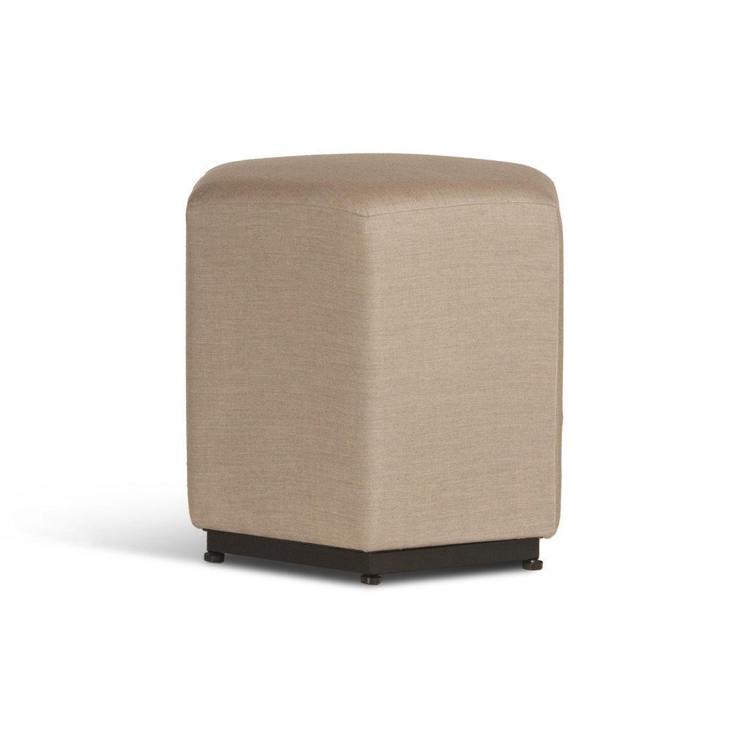 Paxton - Premium Pouf w/ Sunbrella Fabric Inspired Visions Cushion 