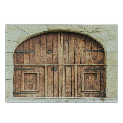 East Urban Home Glass Christam Cutting Board