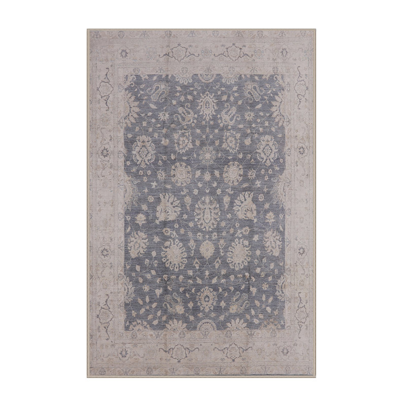 Tapis oriental noir / beige Krkur, Rectangle 2 pi x 4 pi
