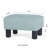 Flannel Small Footstool Ottoman For Footrest, Modern Rectangle Step Stool Extra Seating With Non-Skid Plastic Legs For Living Room, Couch, Entryway-240056352