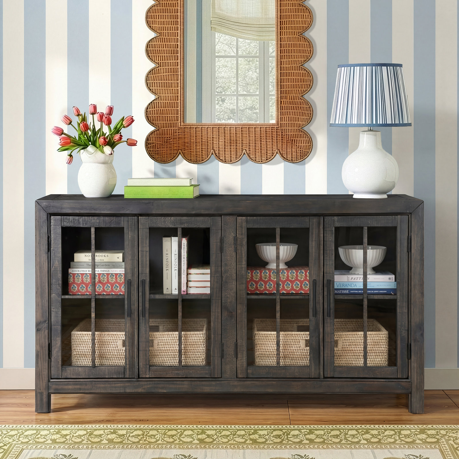 Bethel Pine Buffet Table, Pine