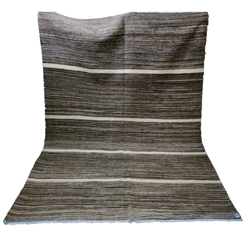 Hepworth Striped Hand Woven Area Rug, Rectangle 110 x 220cm
