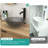 Bathroom Sink With Grey Tempered Glass And Tempting Pop-Up Drain, 15.5X15.5X5.23 In Vessel Portable