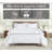 Embroidered Geometric Scroll 1200 Thread Count Certified Egyptian Cotton Duvet Cover Set-1377202501-1377202523