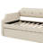 Twin Size  Linen Upholstered Daybed Sofa Bed With Pull-Out Trundle Design-194727484